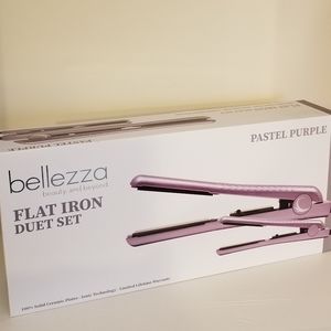 bellezza flat iron duet set